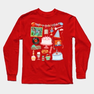 Vintage Birthday Party Long Sleeve T-Shirt